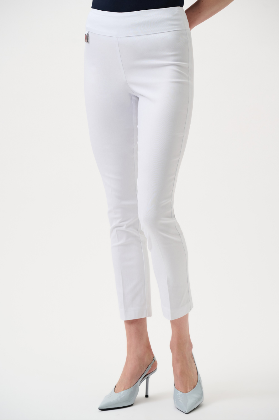 Joseph Ribkoff Classic Slim Pant in White