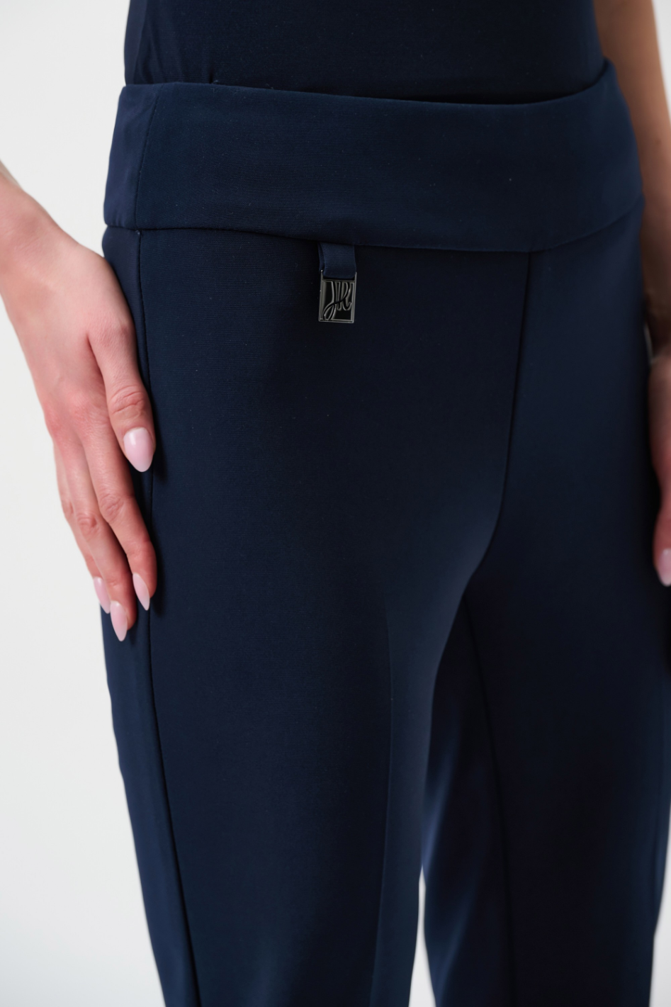 Joseph Ribkoff Classic Tailored Slim Pant in Midnight Blue