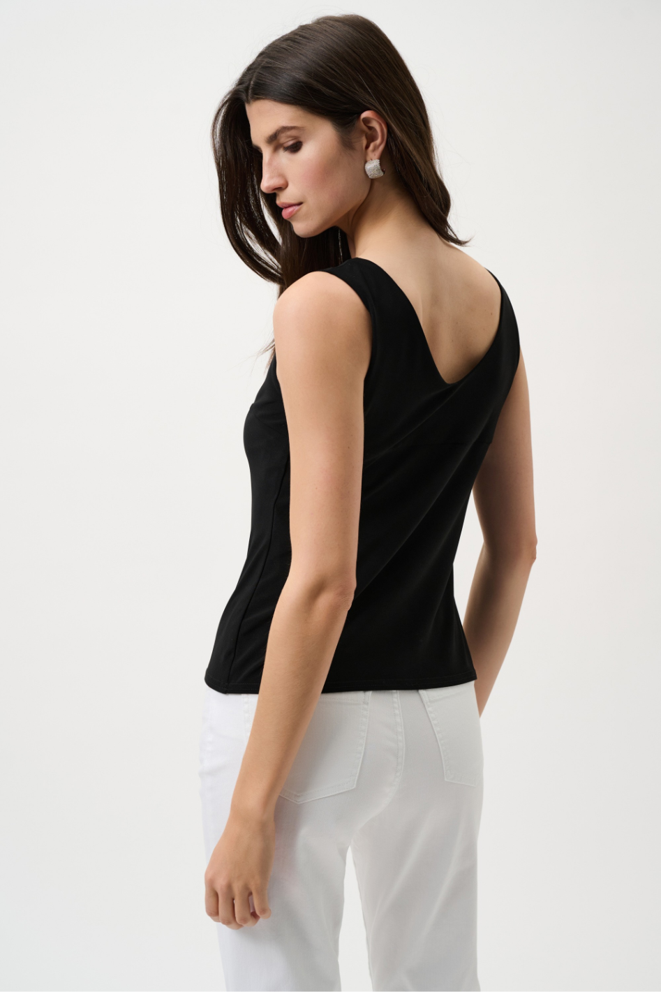Joseph Ribkoff Classic V-Neck Cami in Black