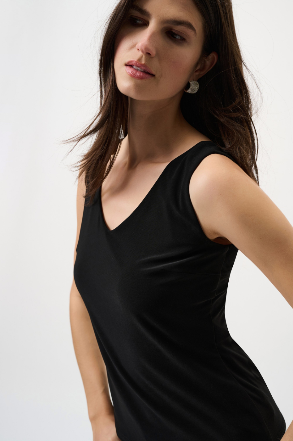 Joseph Ribkoff Classic V-Neck Cami in Black