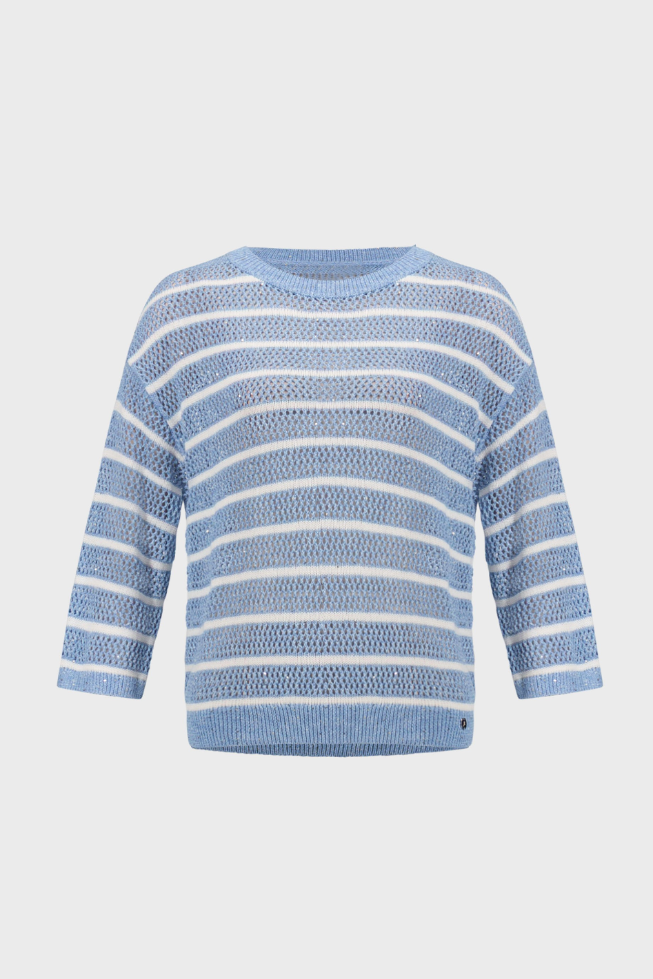 Joseph Ribkoff Cotton Blend Stripe Sweater 