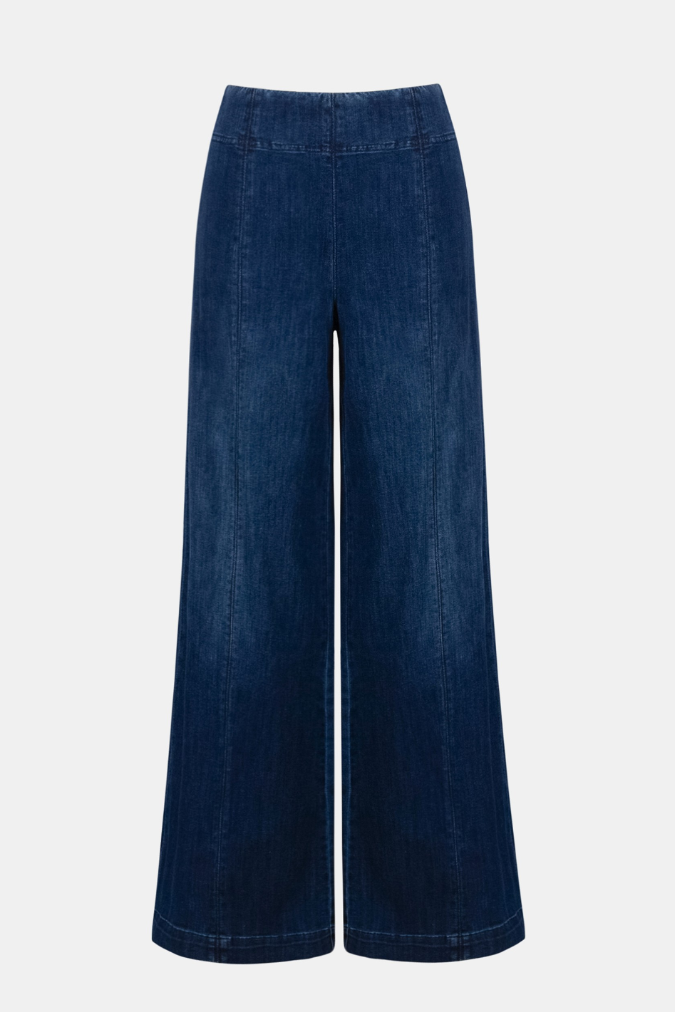 Joseph Ribkoff Denim Palazzo High-Rise Pull-On Jeans