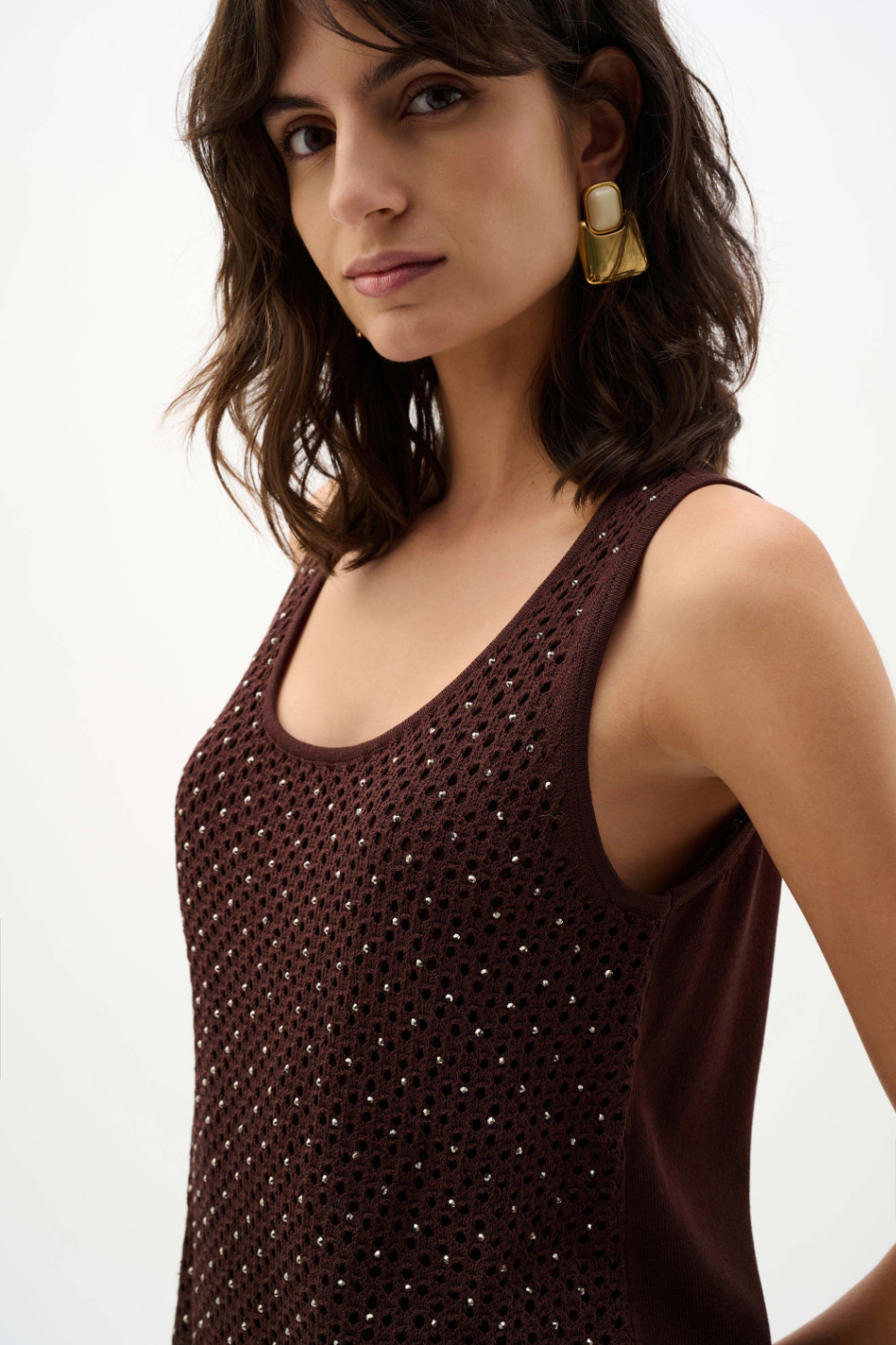 Joseph Ribkoff Embellished Knit Camisole 