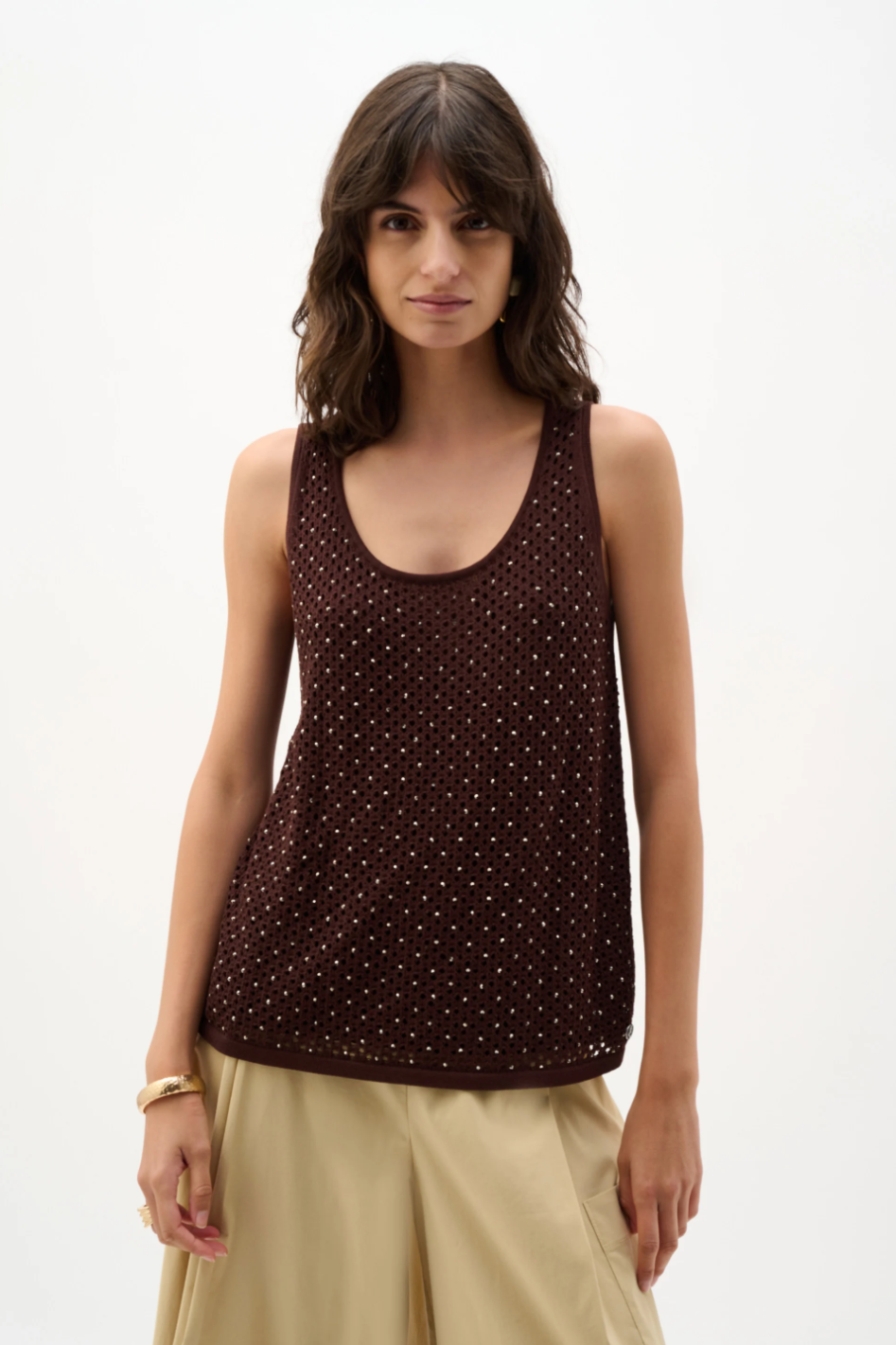 Joseph Ribkoff Embellished Knit Camisole 