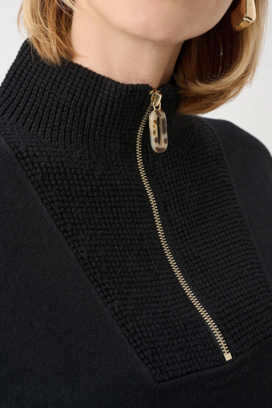 Joseph Ribkoff Funnel-Neck Sweater 