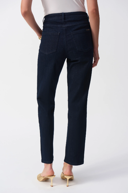 Joseph Ribkoff Gia Classic Slim Fit Stretch Jeans | Dark Denim Blue