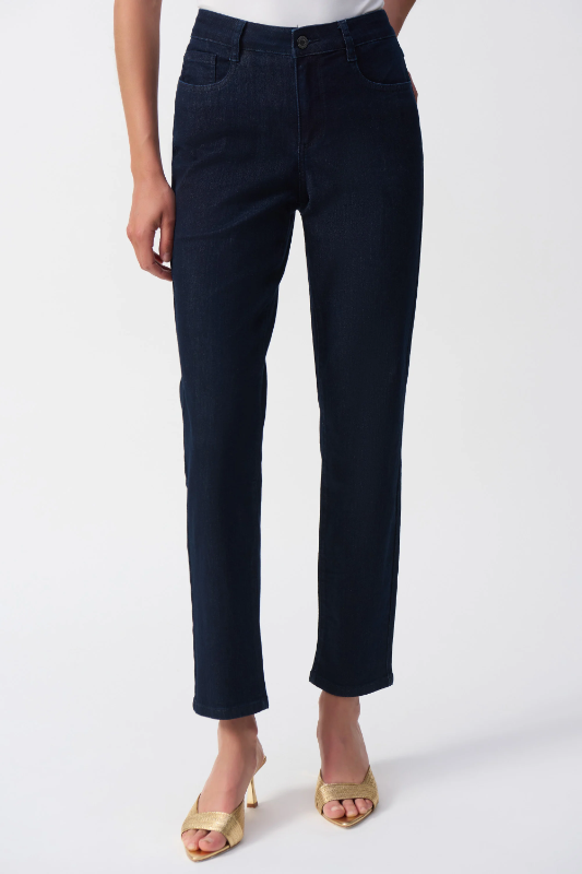 Joseph Ribkoff Gia Classic Slim Fit Stretch Jeans | Dark Denim Blue