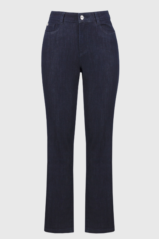 Joseph Ribkoff Gia Classic Slim Fit Stretch Jeans | Dark Denim Blue