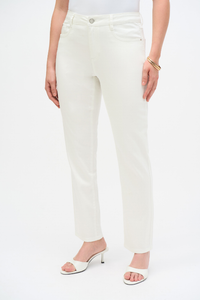 Joseph Ribkoff Gia Classic Slim Fit Stretch Jeans | White