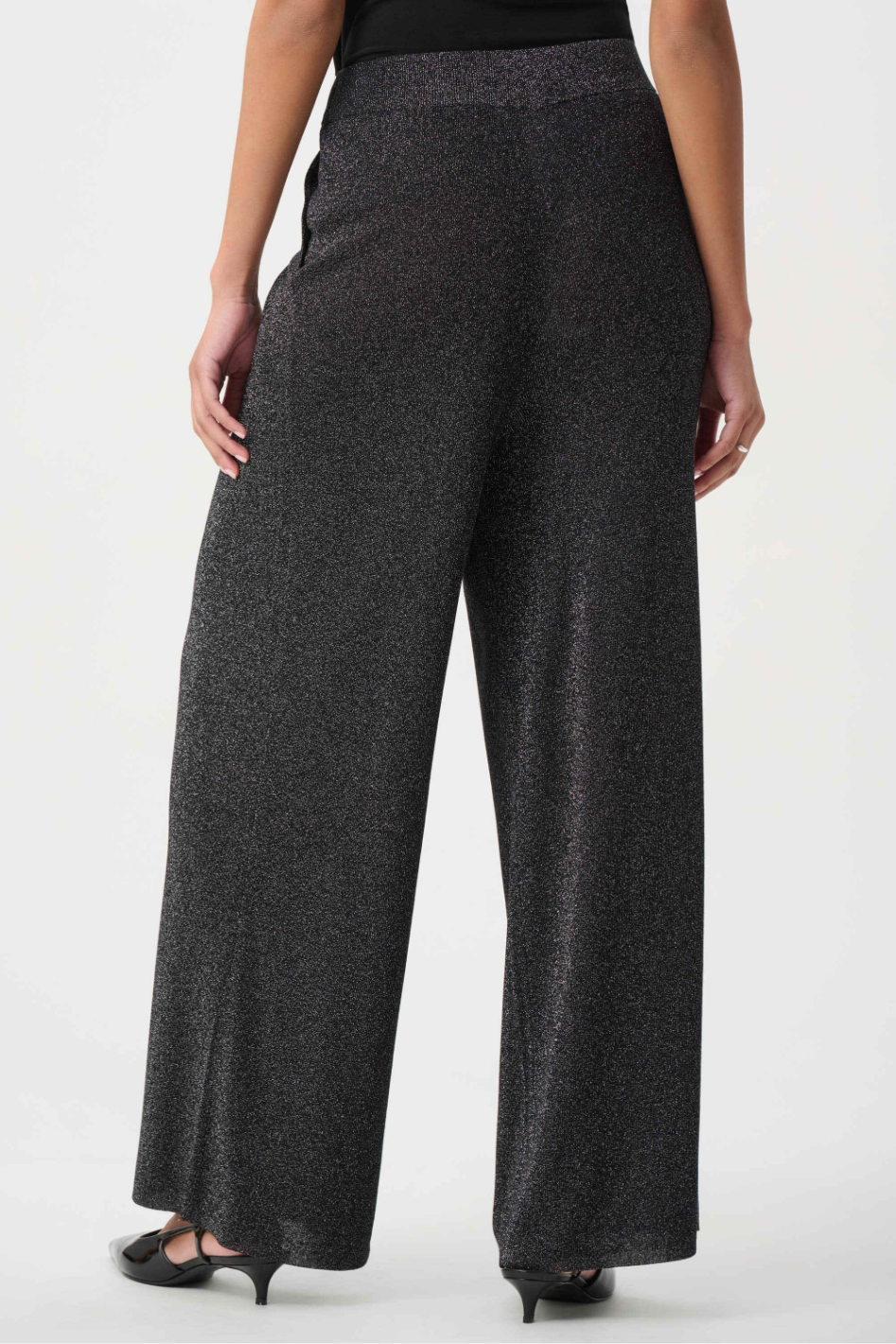Joseph Ribkoff Lurex Wide-Leg Pants