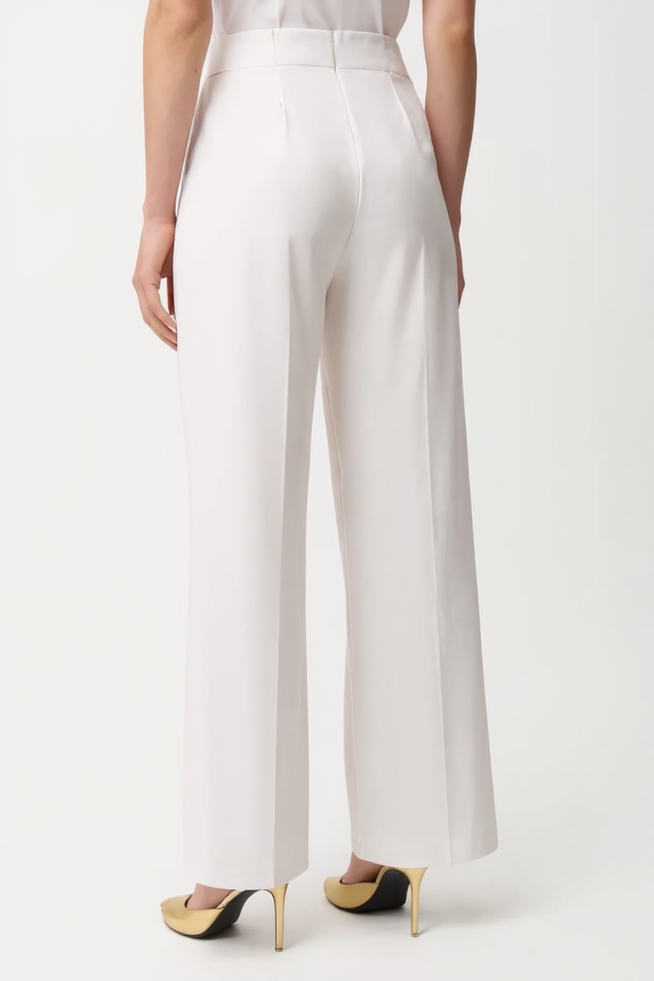 Joseph Ribkoff Millennium Wide Leg Pull-On Pants | White | 261040