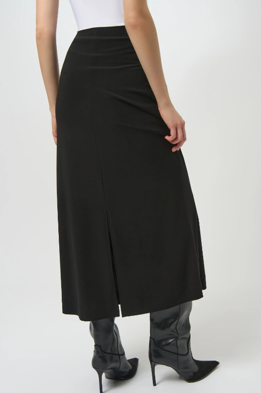 Joseph Ribkoff Silky Knit Pull-On Maxi Skirt | Black | 254018