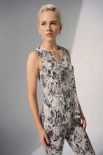 Load image into Gallery viewer, Joseph Ribkoff Silky Knit Python Print Sleeveless Straight Top
