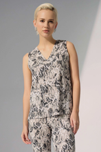 Load image into Gallery viewer, Joseph Ribkoff Silky Knit Python Print Sleeveless Straight Top
