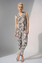 Load image into Gallery viewer, Joseph Ribkoff Silky Knit Python Print Sleeveless Straight Top
