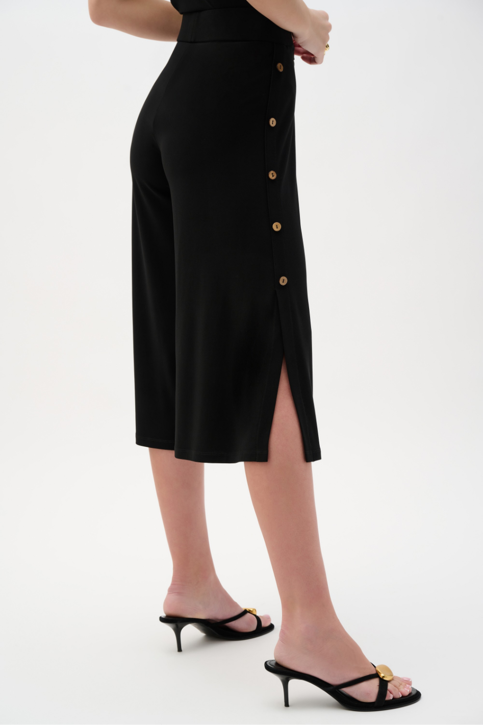 Joseph Ribkoff Silky Knit Wide Leg Culotte Pants 