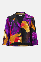 Load image into Gallery viewer, Joseph Ribkoff Textured Jacquard Abstract Print Boxy Blazer
