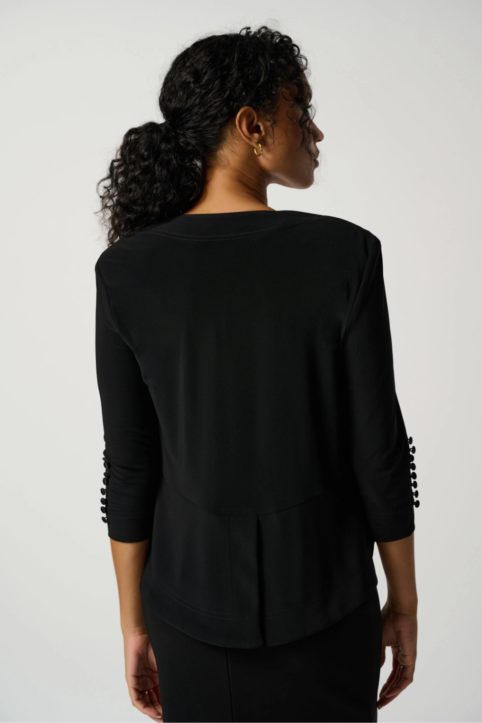 Joseph Ribkoff Tux Overpiece in Black