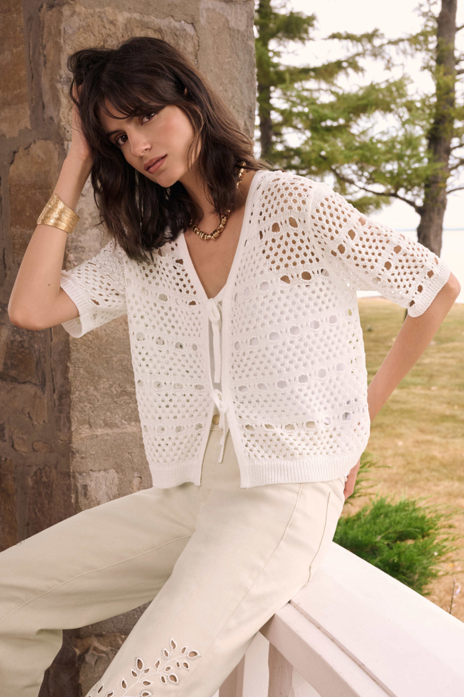 Joseph Ribkoff Viscose Sweater Knit Cardigan 