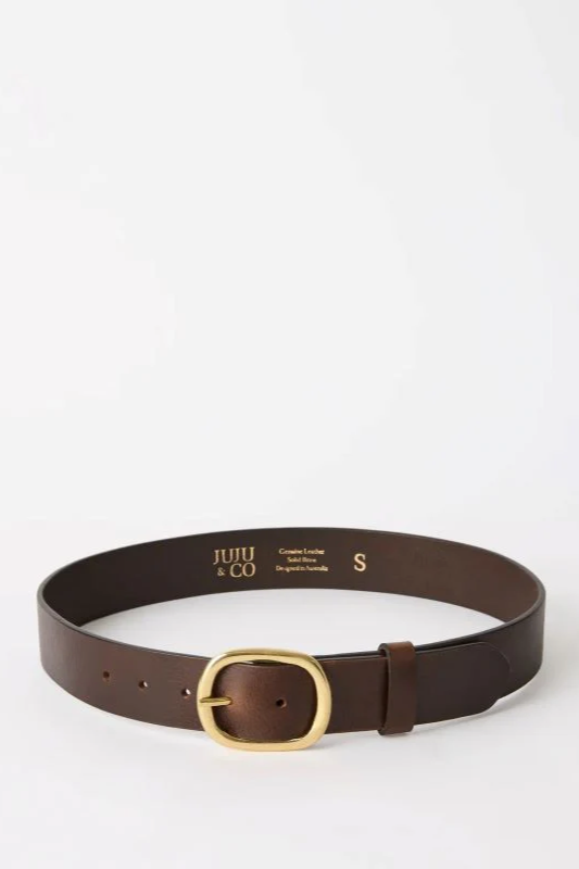 Ju Ju & Co Original Belt Wide | Chocolate