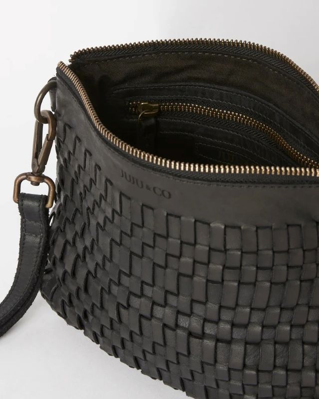 Juju and co woven best sale pouch bag