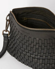 Load image into Gallery viewer, Ju Ju &amp; Co Woven Pouch Bag in Black
