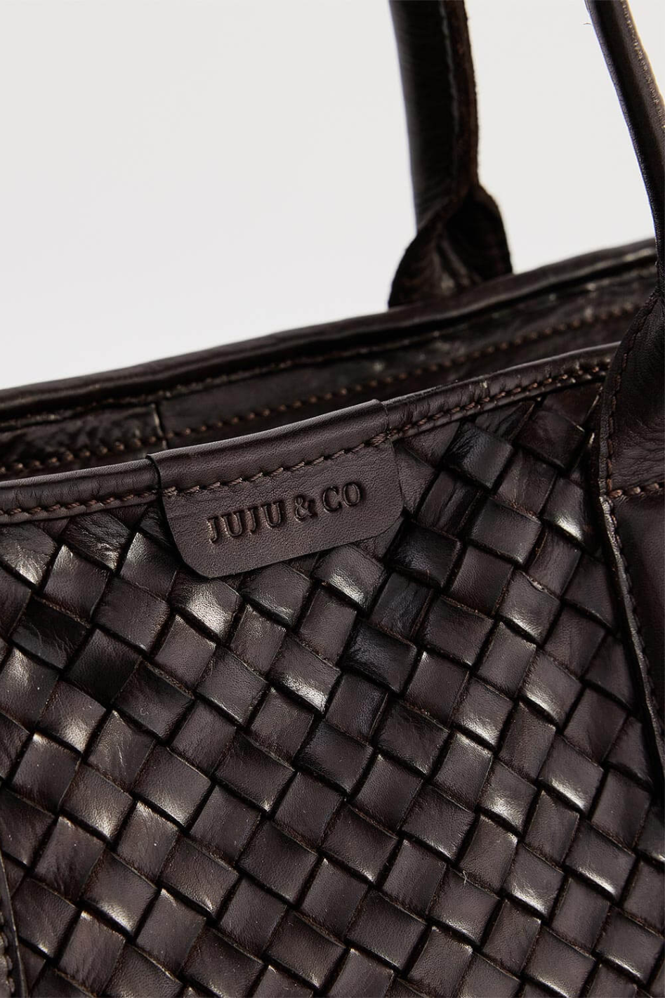 Ju Ju & Co Basque Tote Chocolate