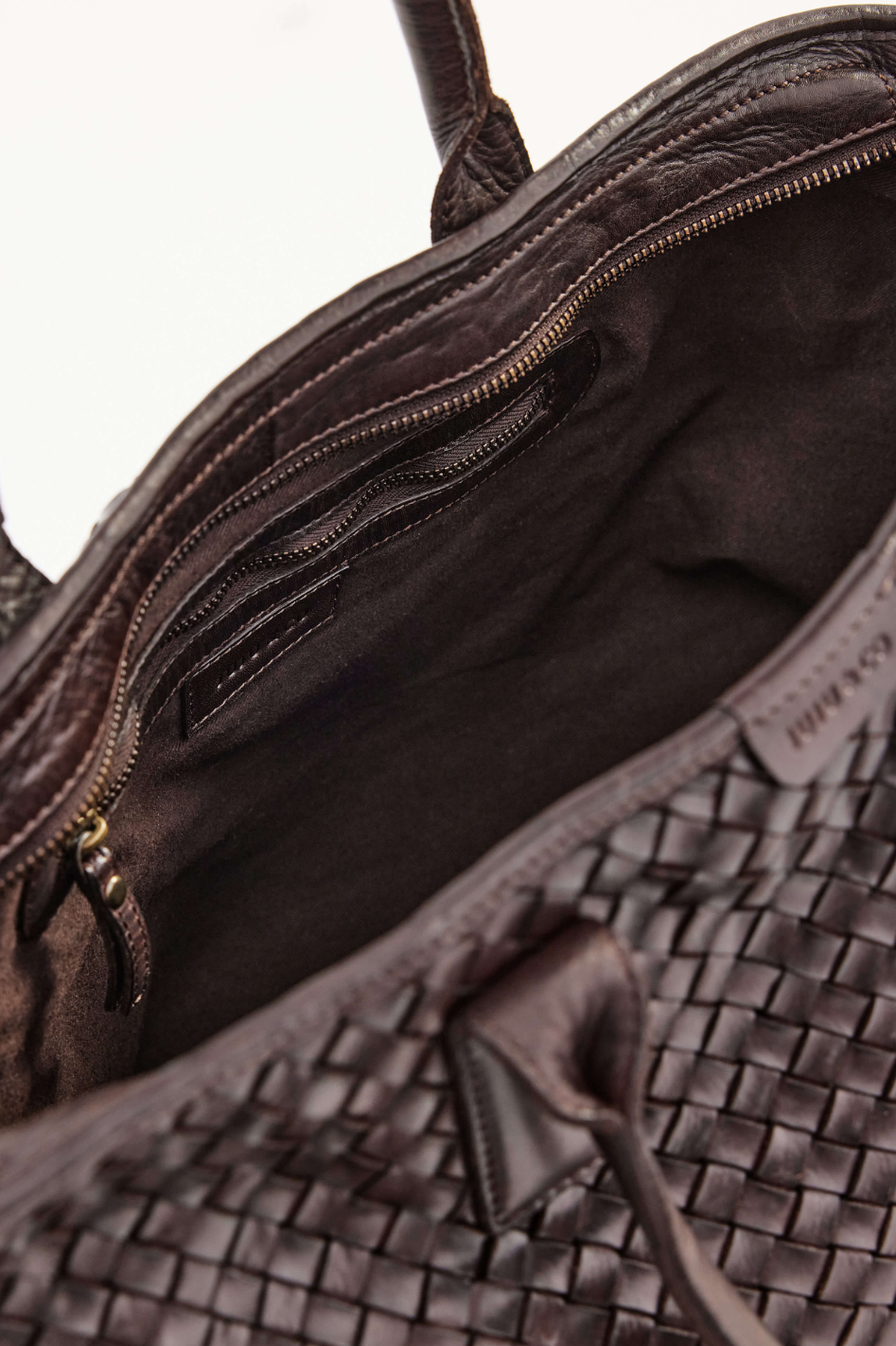 Ju Ju & Co Basque Tote Chocolate