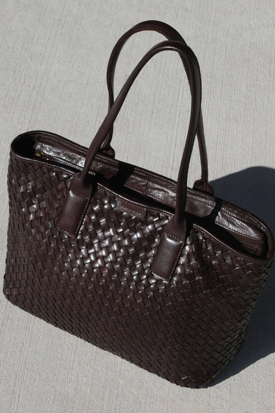 Ju Ju & Co Basque Tote Chocolate