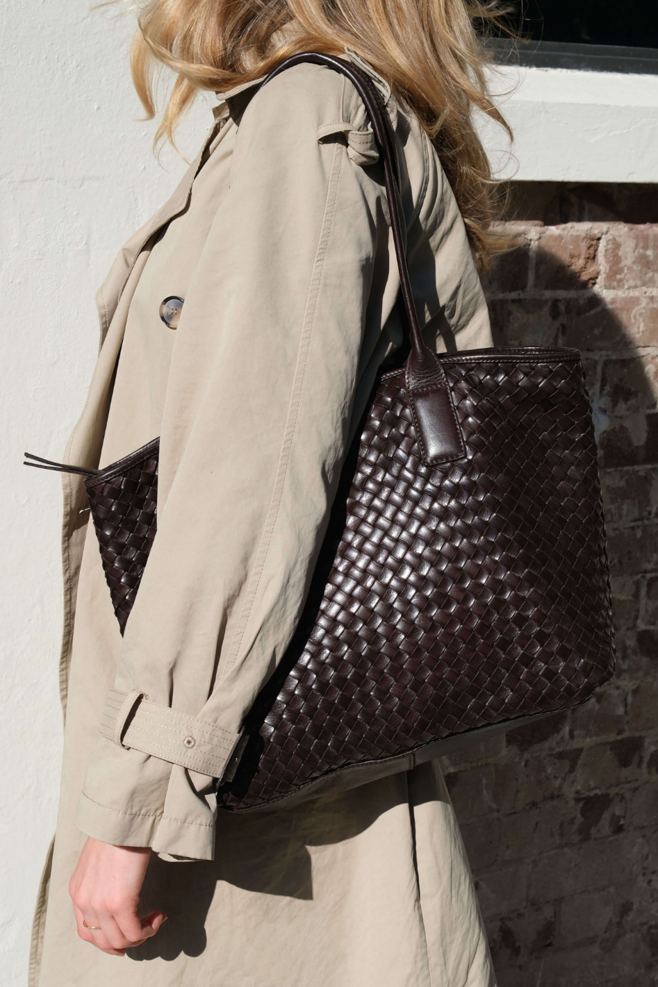 Ju Ju & Co Basque Tote Chocolate