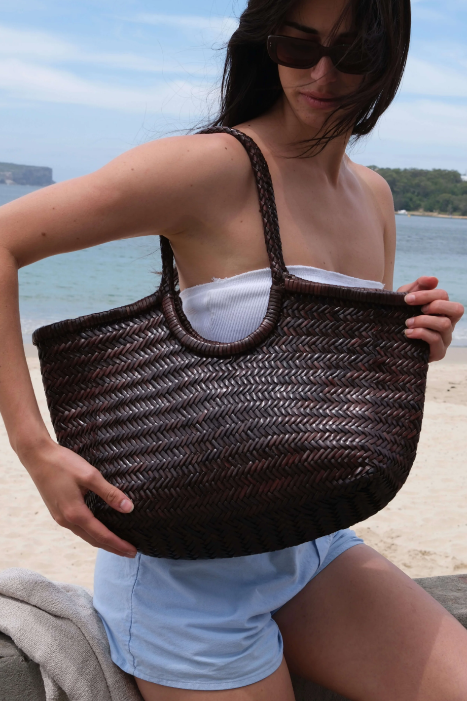Ju Ju & Co Cove Bag in Mahogany