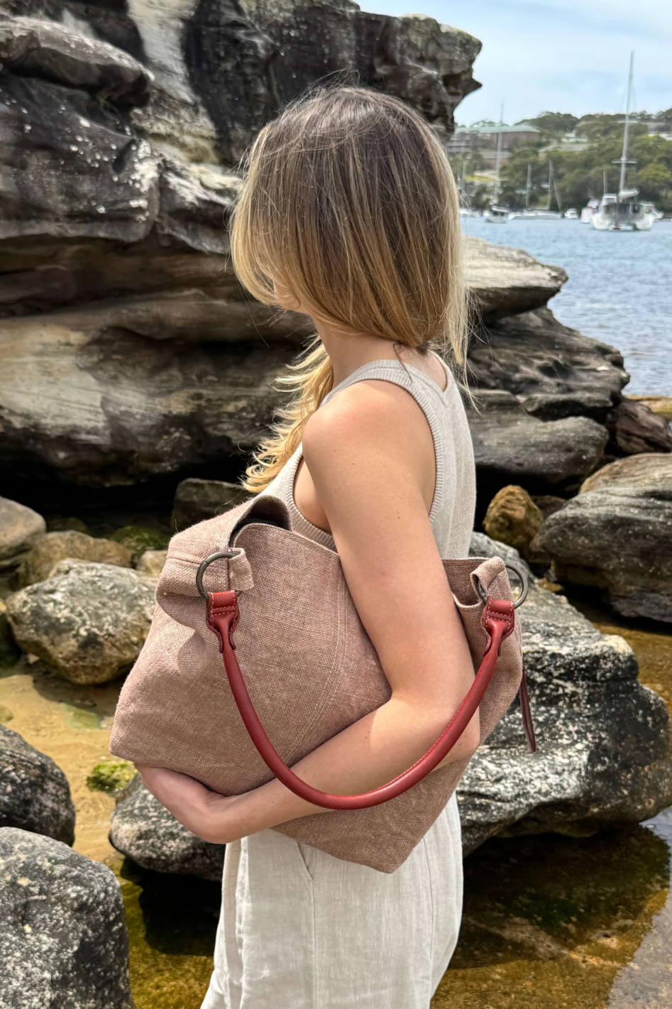 Ju Ju & Co Sunday Slouchy in Rosewood