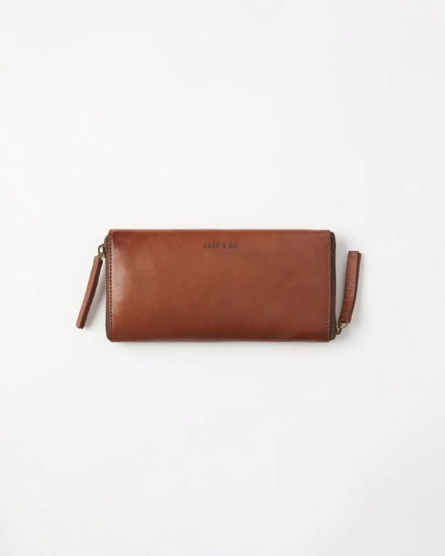 Ju Ju & Co Glasses Pouch | Cognac