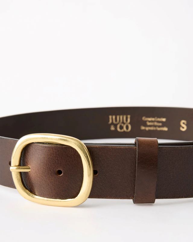 Ju Ju & Co Original Belt Wide | Chocolate