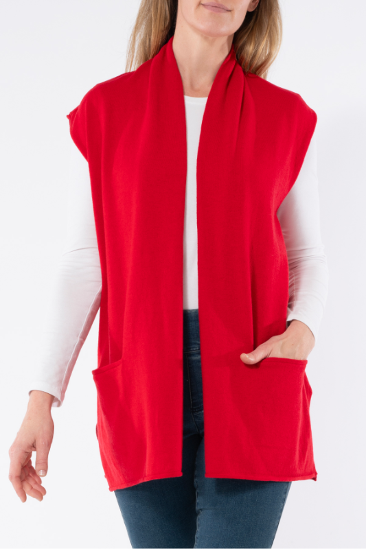 Jump Longline Shawl Vest