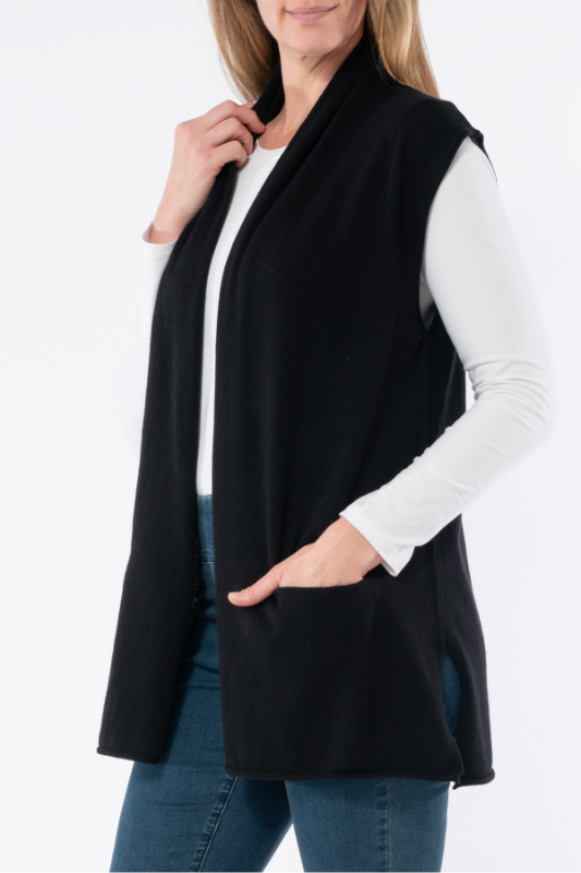 Jump Longline Shawl Vest