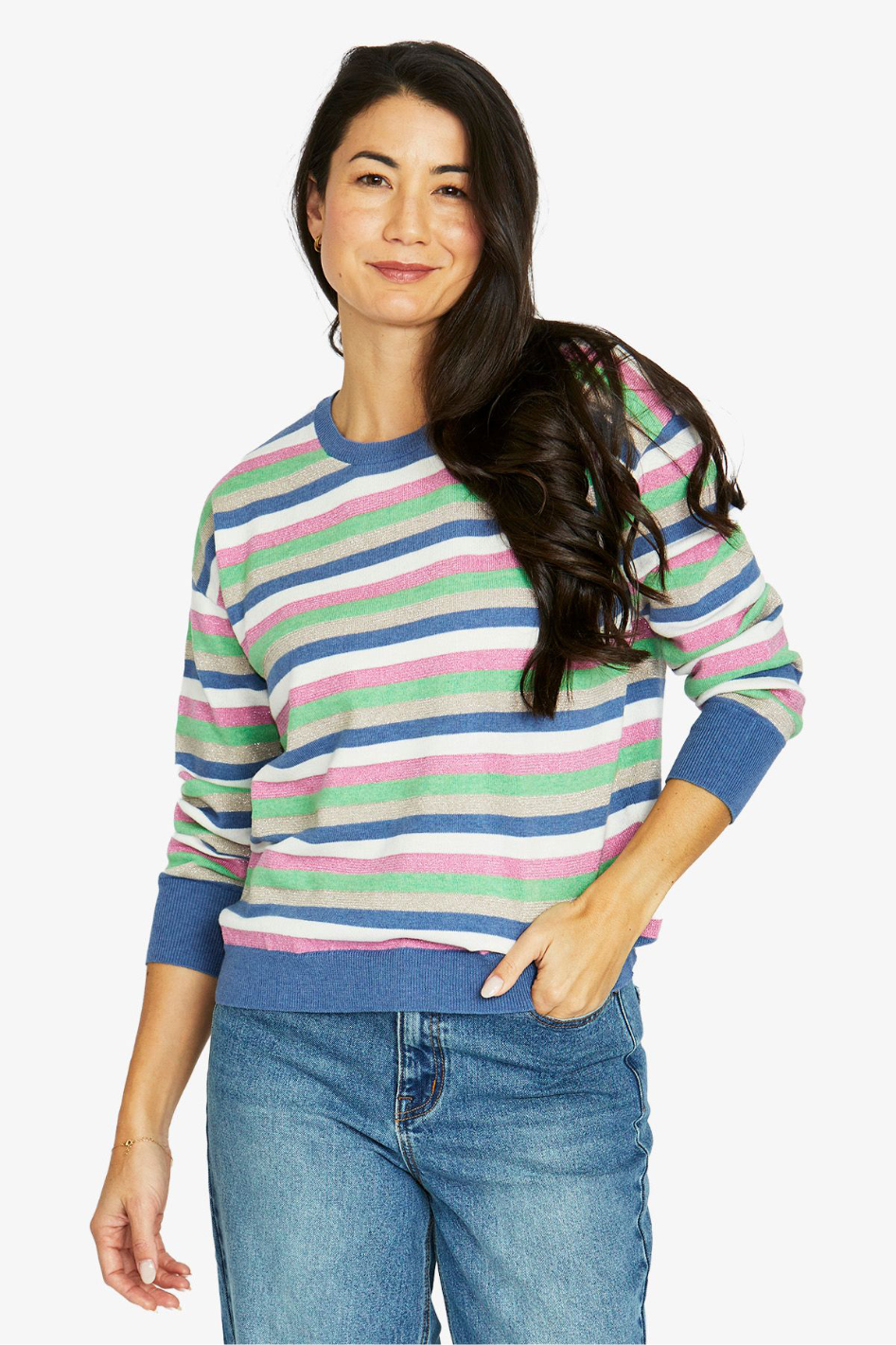 Jump Multi Stripe Pullover