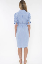 Load image into Gallery viewer, Jump Stripe Shirt Dress
