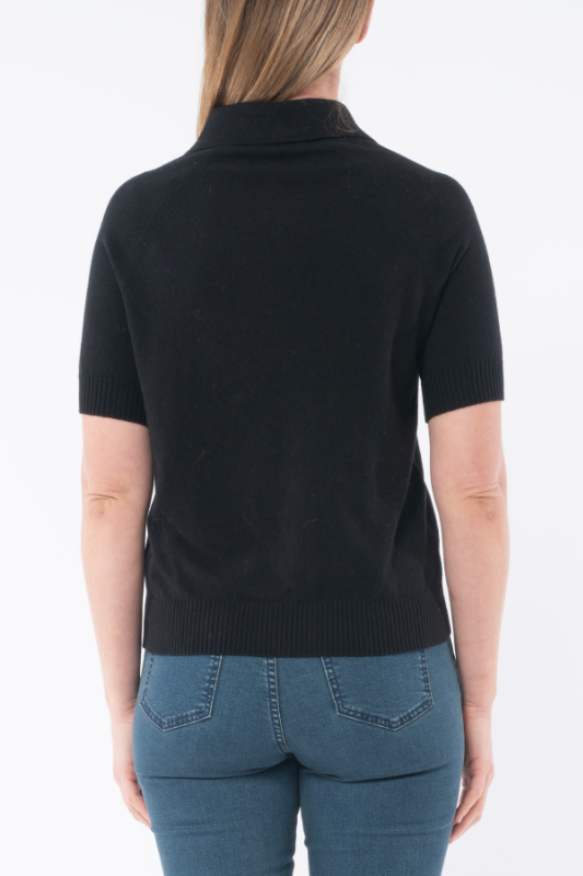 Jump Short Sleeve Zip Neck Polo