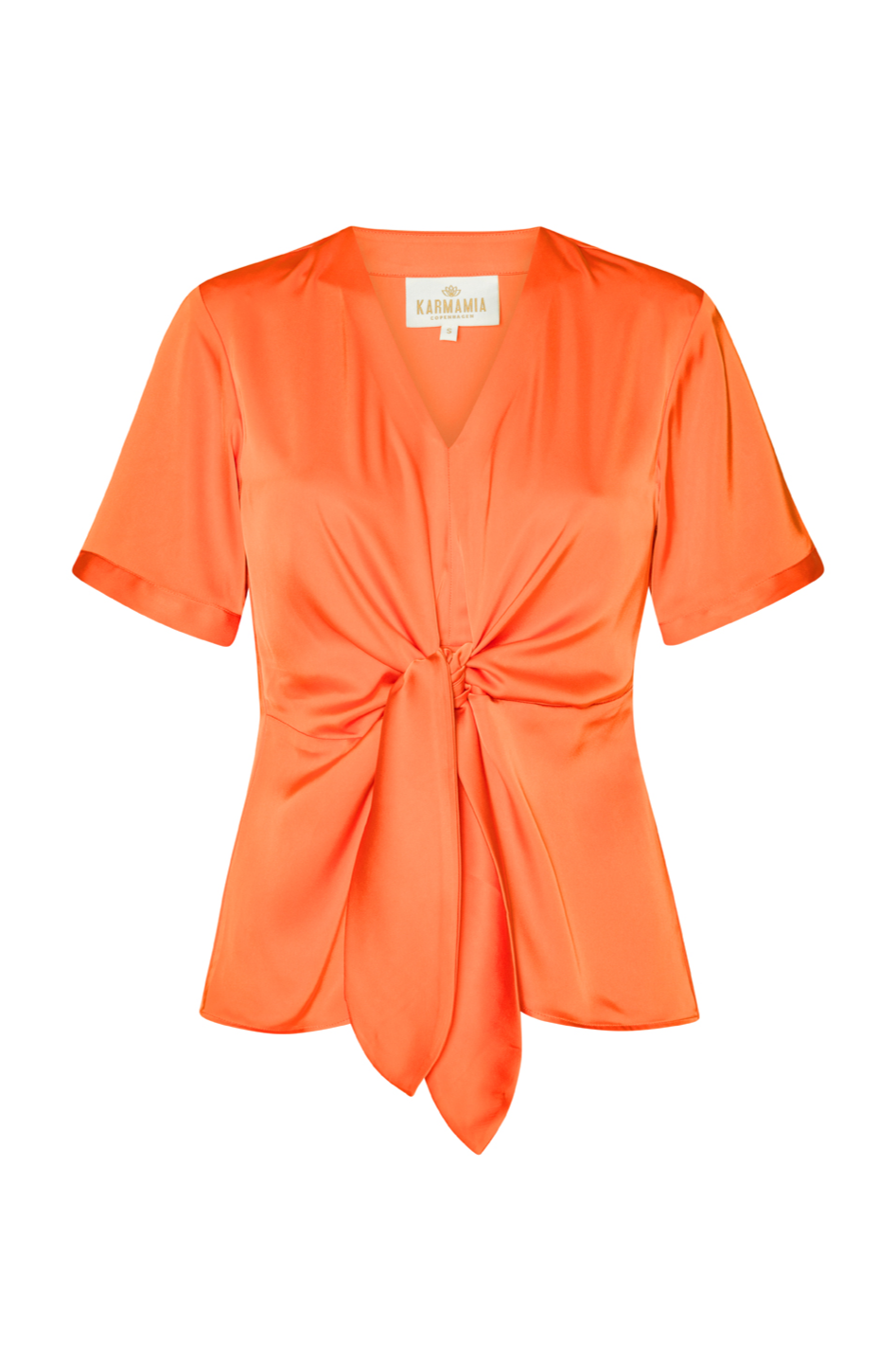 Karmamia Copenhagen Short Blair Blouse | Semi Rich Orange | 2146