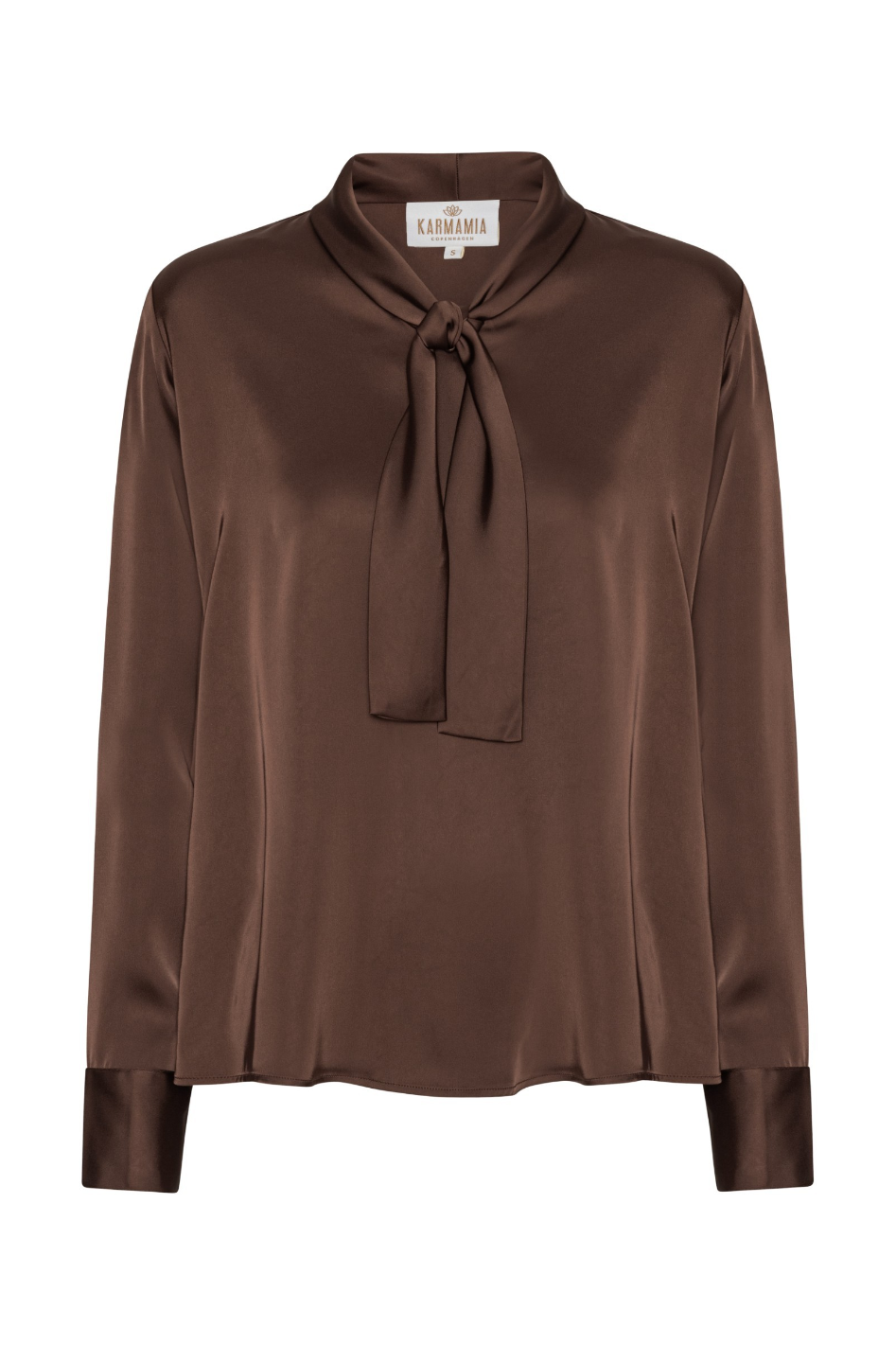 Karmamia Copenhagen Audrey Blouse in Semi Rich Brown