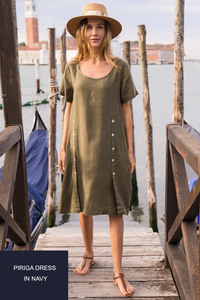 Kokomarina Piriga Dress | Navy