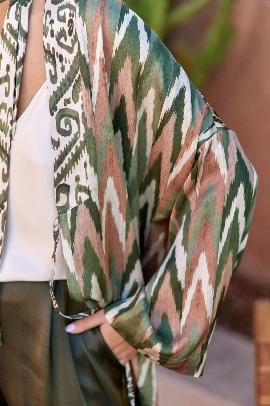 Lauren Vidal Karl Printed Kimono | Cactus