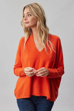 Load image into Gallery viewer, Lauren Vidal Oversized Sweater in Orange
