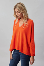 Load image into Gallery viewer, Lauren Vidal Oversized Sweater in Orange
