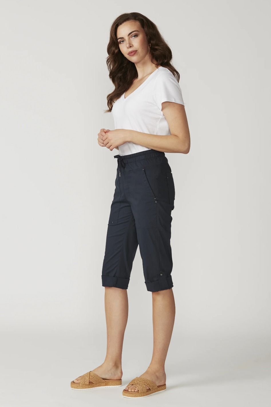 Lania The Label LTL Cargo Short in Navy