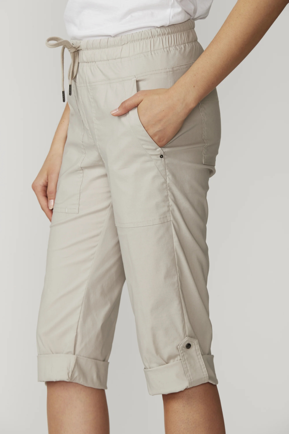 Lania The Label LTL Cargo Short | Stone | 2987