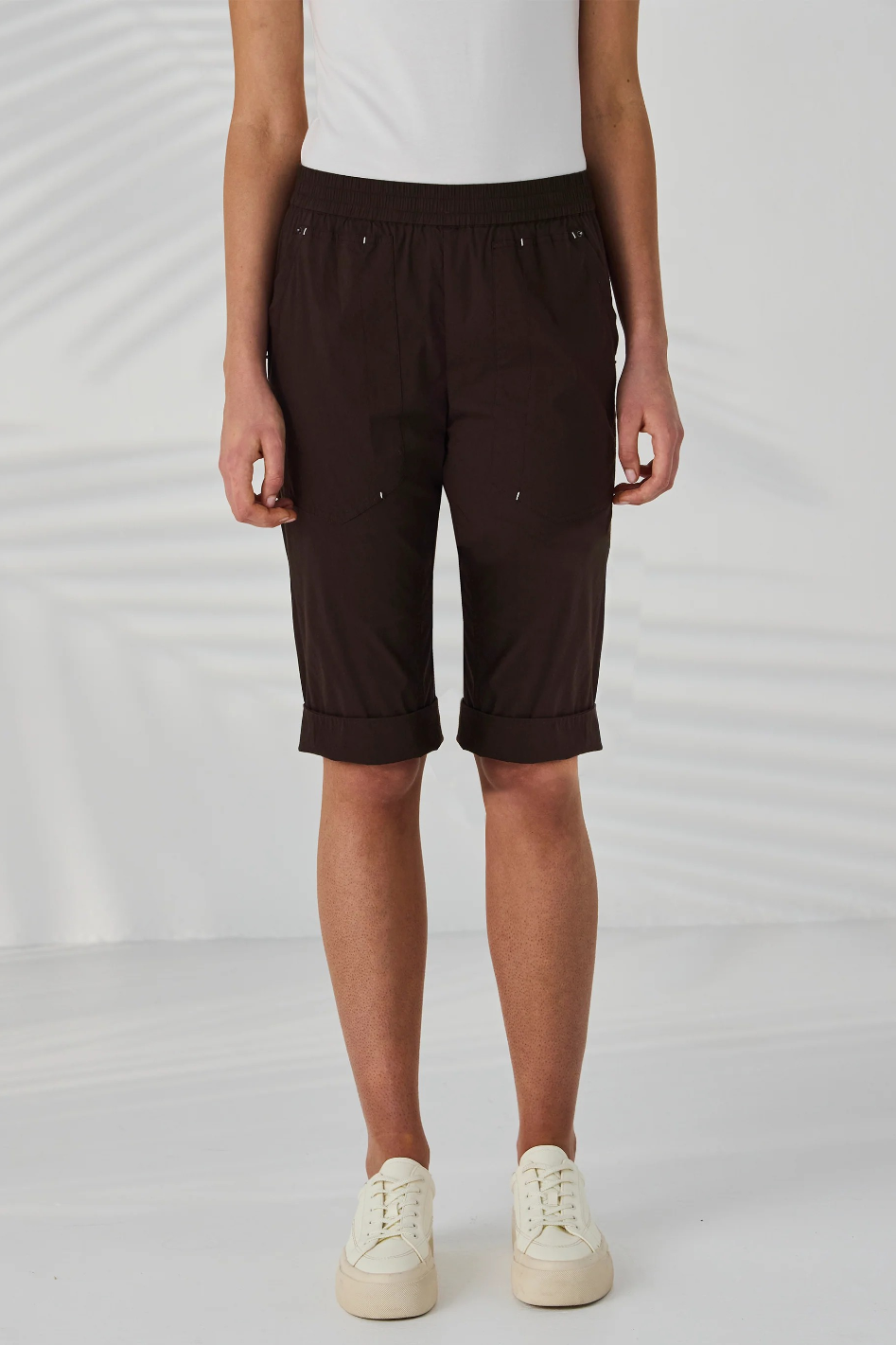 Lania the Label LTL Cuffed Short in Cocoa