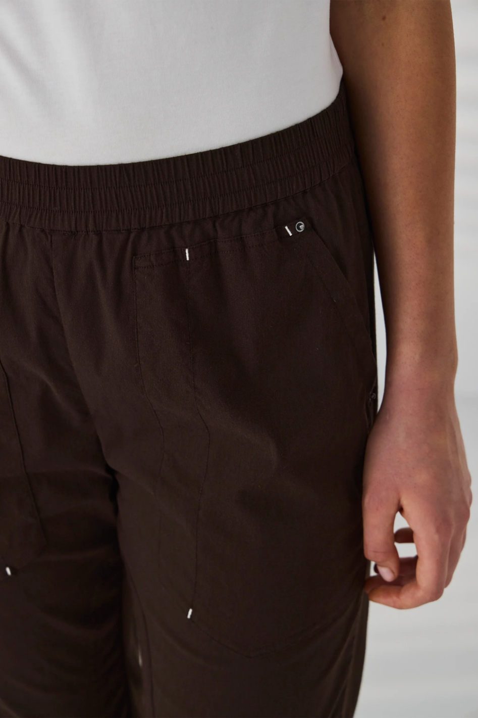 Lania the Label LTL Cuffed Short in Cocoa