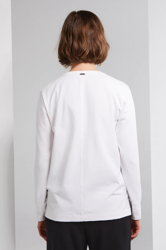 Lania The Label Snap Top in White